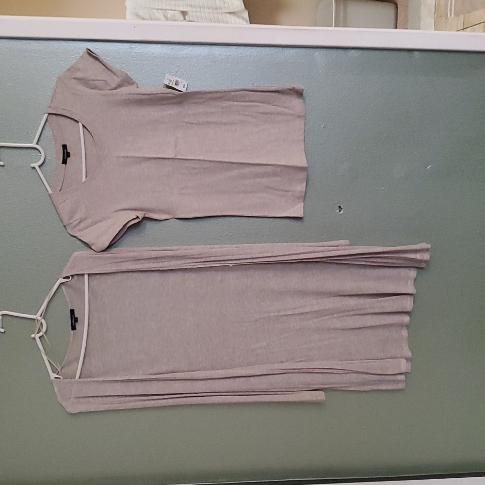 Top and light cardigan